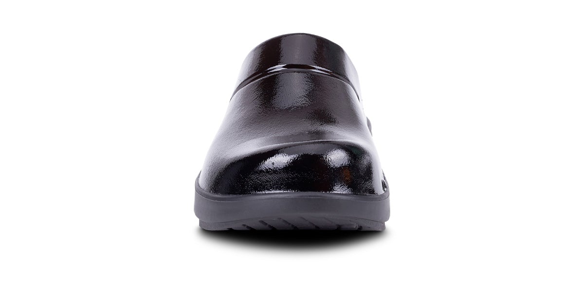 Black Women's Oofos OOcloog Luxe Clogs | emfpMMbzM6i