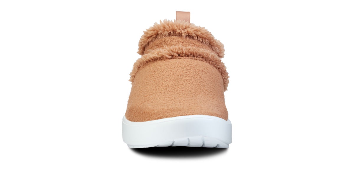 Brown Women's Oofos OOcoozie Low Shoes | 2qCYMCeajR6