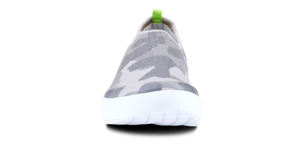 Green Camo Women's Oofos OOmg eeZee Low Shoes | WYVkP5VsGTu