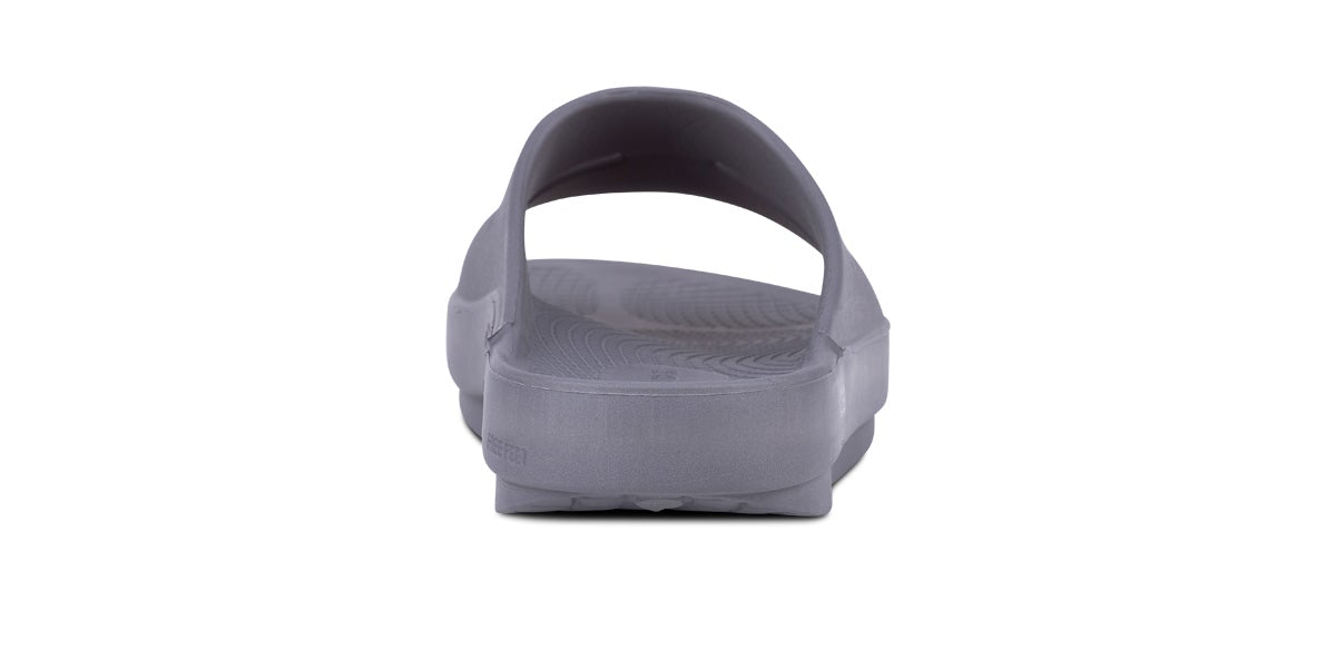 Grey Women's Oofos OOahh Slide Sandals | p13FCvbnS35