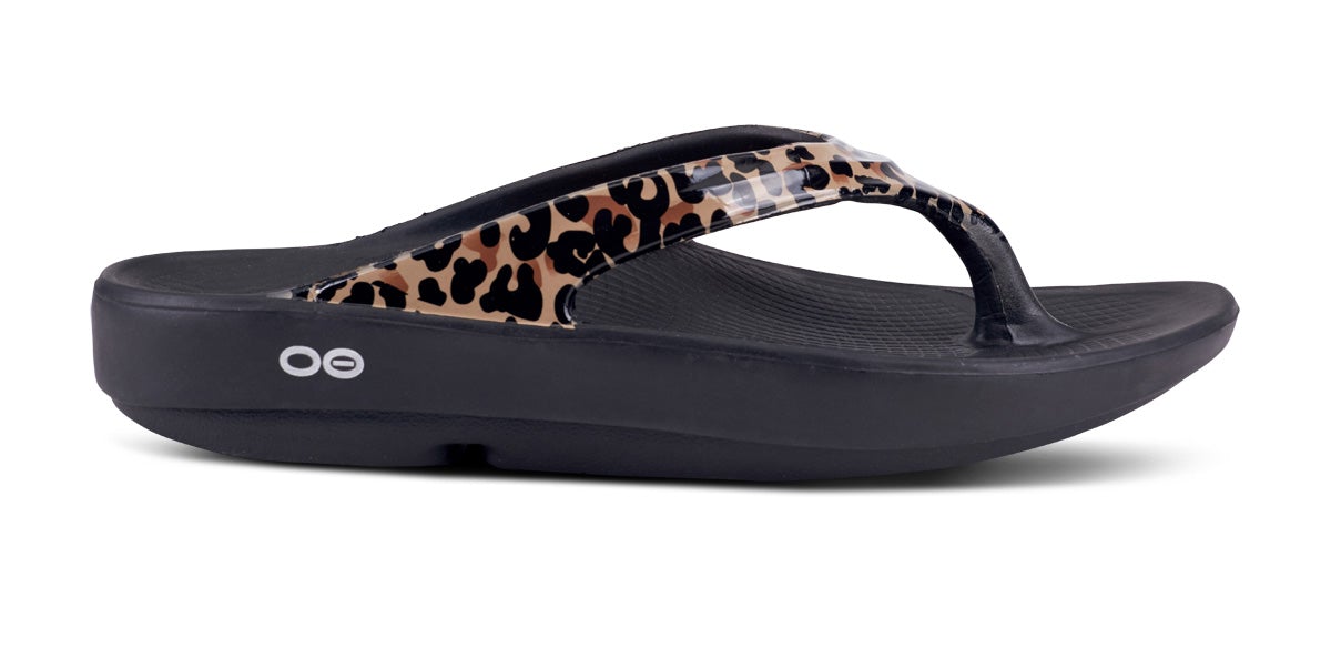 Leopard Women's Oofos OOlala Limited Sandals | Gfv4lkGan8S