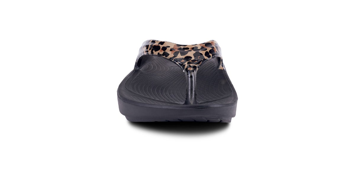 Leopard Women's Oofos OOlala Limited Sandals | Gfv4lkGan8S