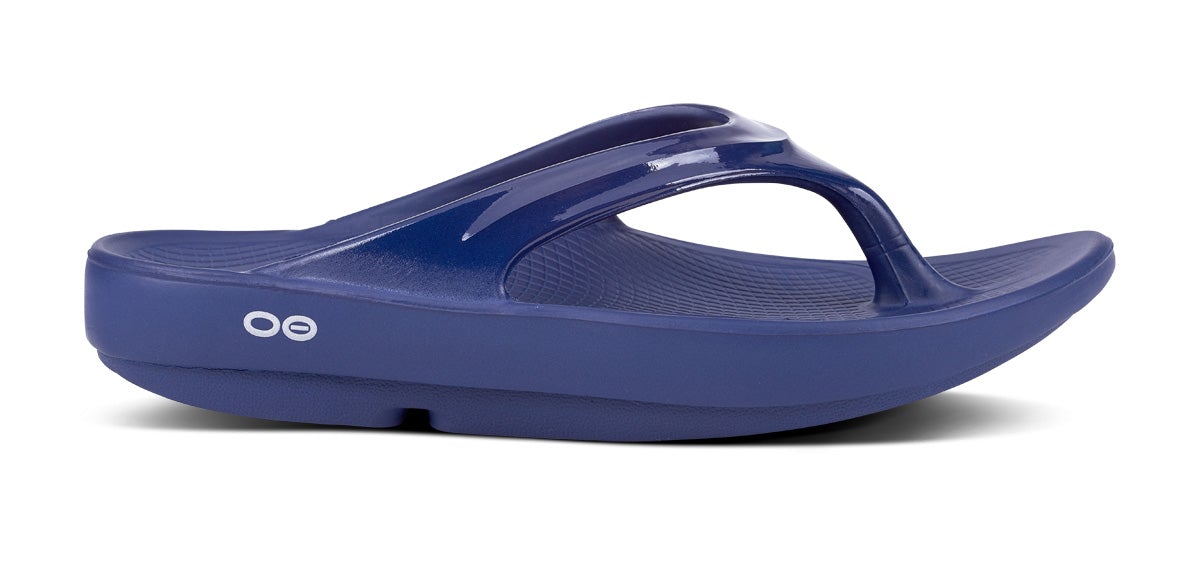 Navy Women's Oofos OOlala Sandals | EhQh0JfOu67