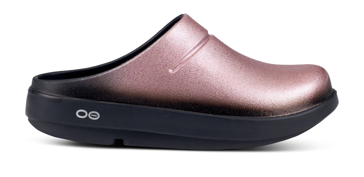 Rose Women's Oofos OOcloog Luxe Clogs | GtfFFAL9Xxt