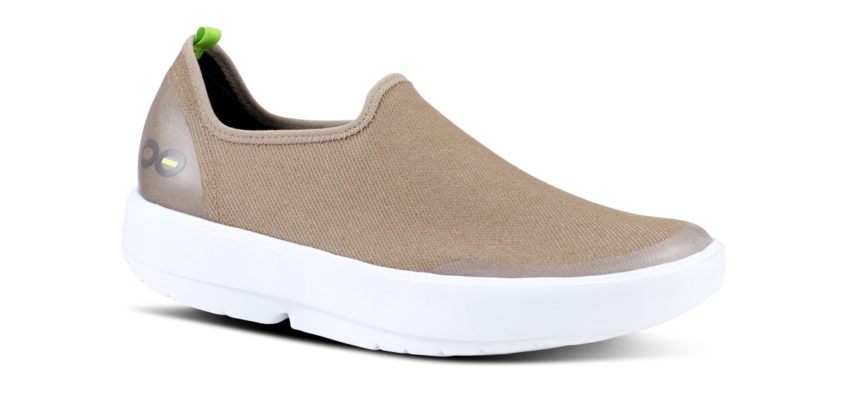 White Grey Brown Women's Oofos OOmg eeZee Low Shoes | nutAnlMQl9H